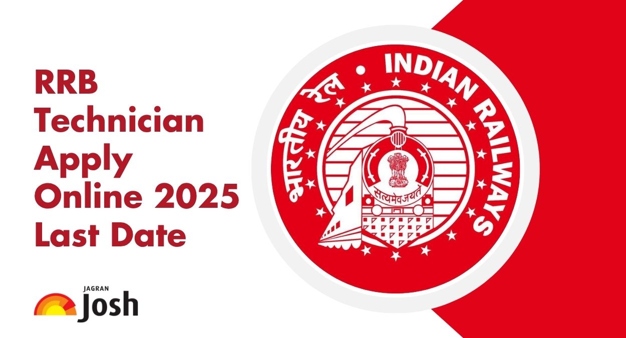 RRB Technician Apply Online 2025 Last Date Extended: Register Now for 6238 Vacancies - More Details Here
