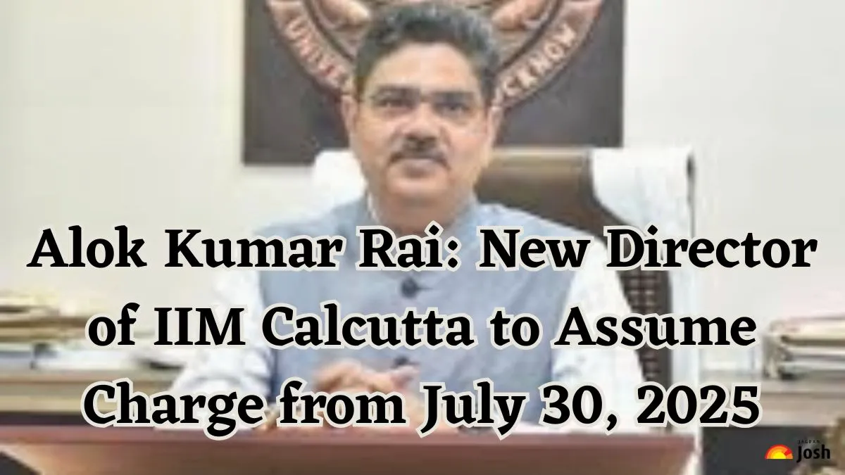 Alok Kumar Rai New Director of IIM Calcutta to Assume Charge from July 30, 2025