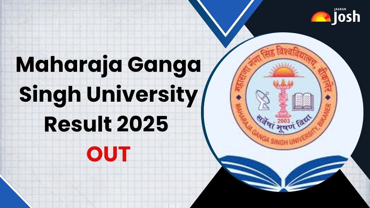 Maharaja Ganga Singh University Result 2025 OUT: MGSU यूजी पीजी रिजल्ट mgsubikaner.ac.in पर जारी, ये रहा Direct Link