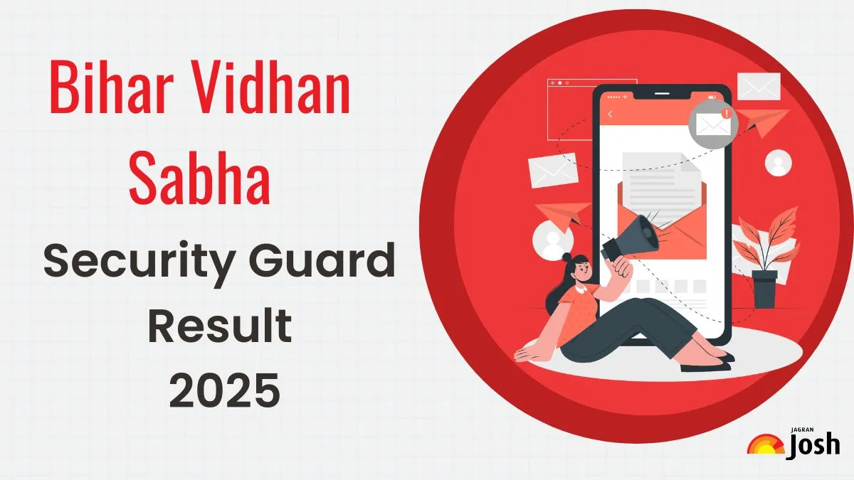 Bihar Vidhan Sabha Security Guard Result 2025