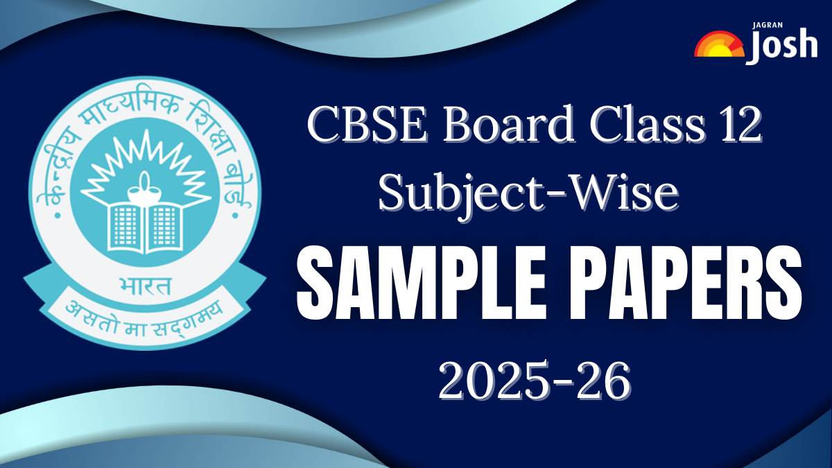 CBSE Class 12 Sample Paper 2025-26: Download 12th Subject-wise Paper PDF and Marking Scheme