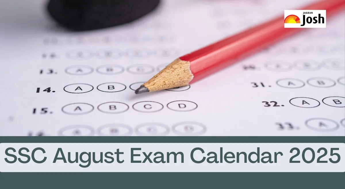 SSC Exam Calendar 2025