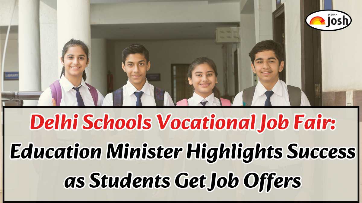 Delhi Schools Vocational Job Fair: Education Minister Highlights Success as Students Get Job Offers