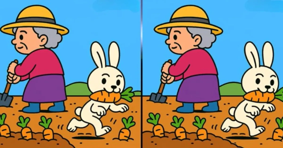 Find 3 Differences in Lady Doing Farming