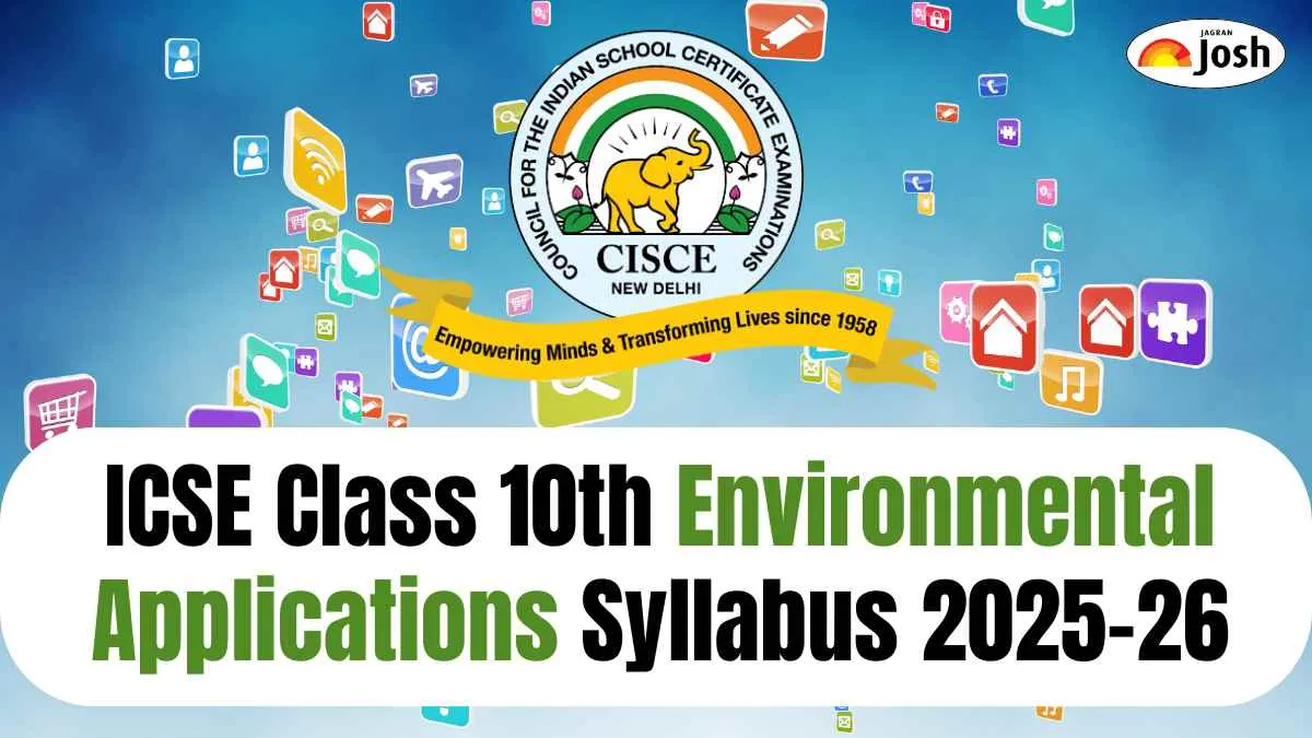 ICSE Class 10 Environmental Applications Syllabus 2025-26: Download Syllabus PDF Here