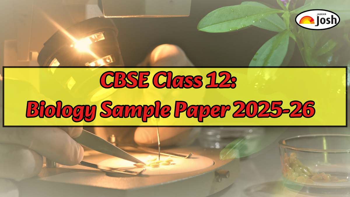 CBSE Class 12 Biology Sample Paper 2025-26, Download Model Paper PDF FREE