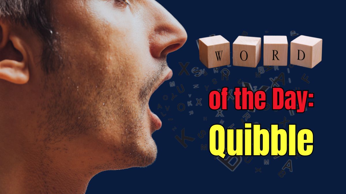 Word of the Day: Quibble; Meaning, Origin, Antonyms and Synonyms