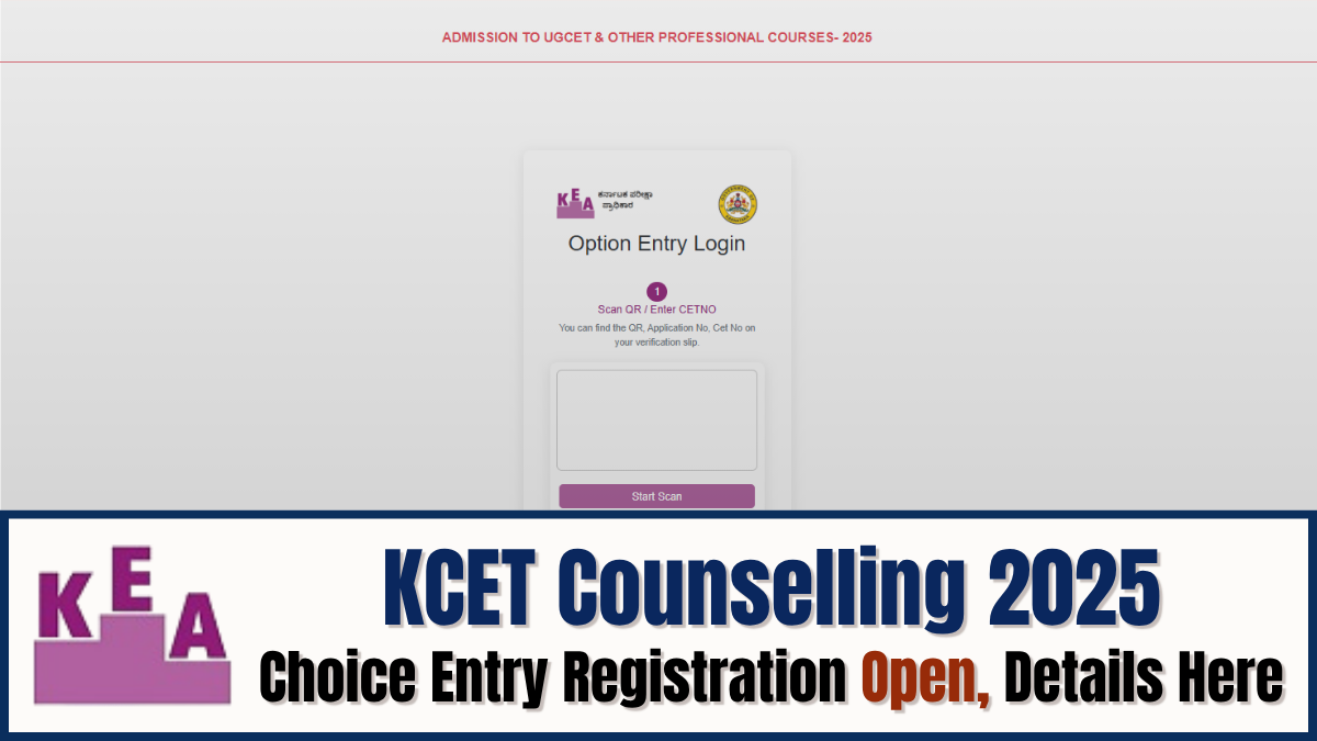KCET Counselling 2025: Choice Entry & Fee Payment Window Opens for Engineering Seat Confirmation