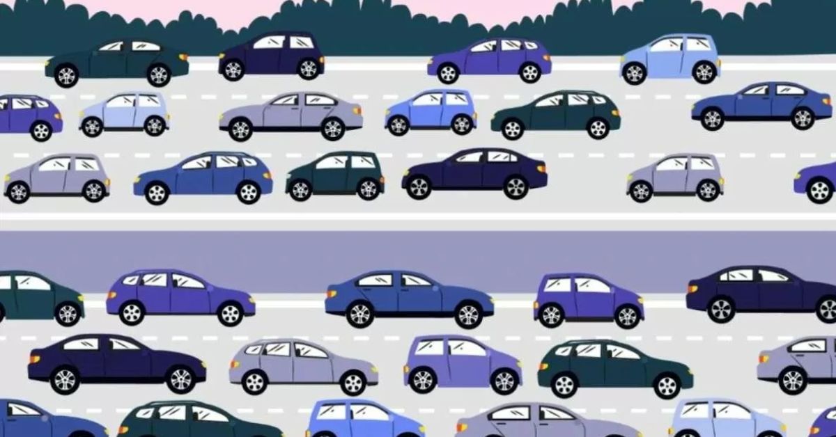 Can You Think Like Policemen and Use Your High IQ of 123 to Catch the Car Breaking Traffic Rules in This Optical Illusion IQ Challenge?
