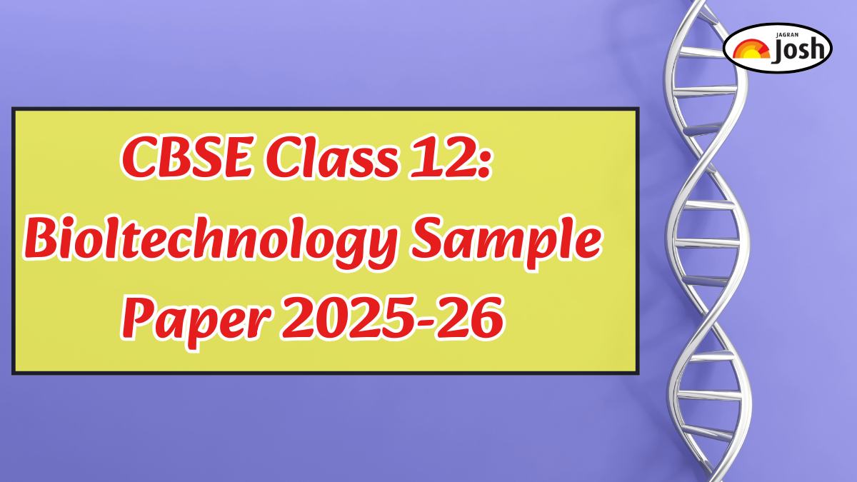 CBSE Class 12 Biotechnology Sample Paper 2025-26, Download Model Paper PDF FREE