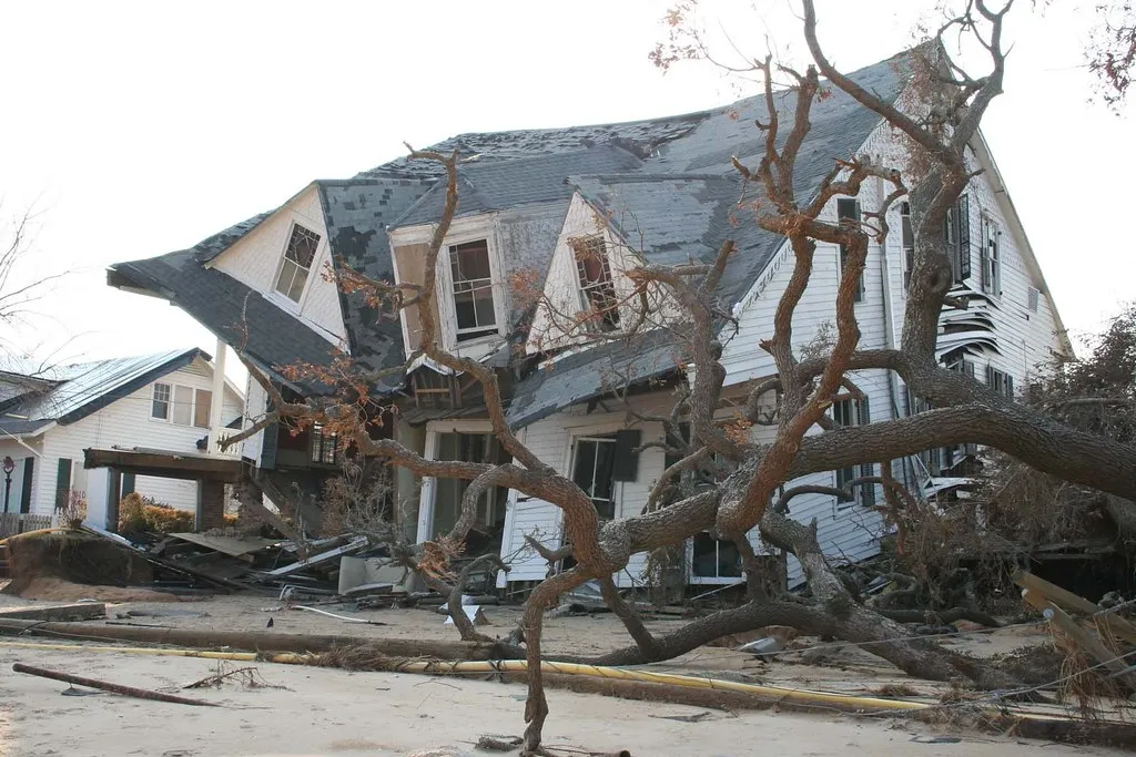 Aftereffects of Hurricane Katrina which is one of the costliest Hurricanes in the United States.