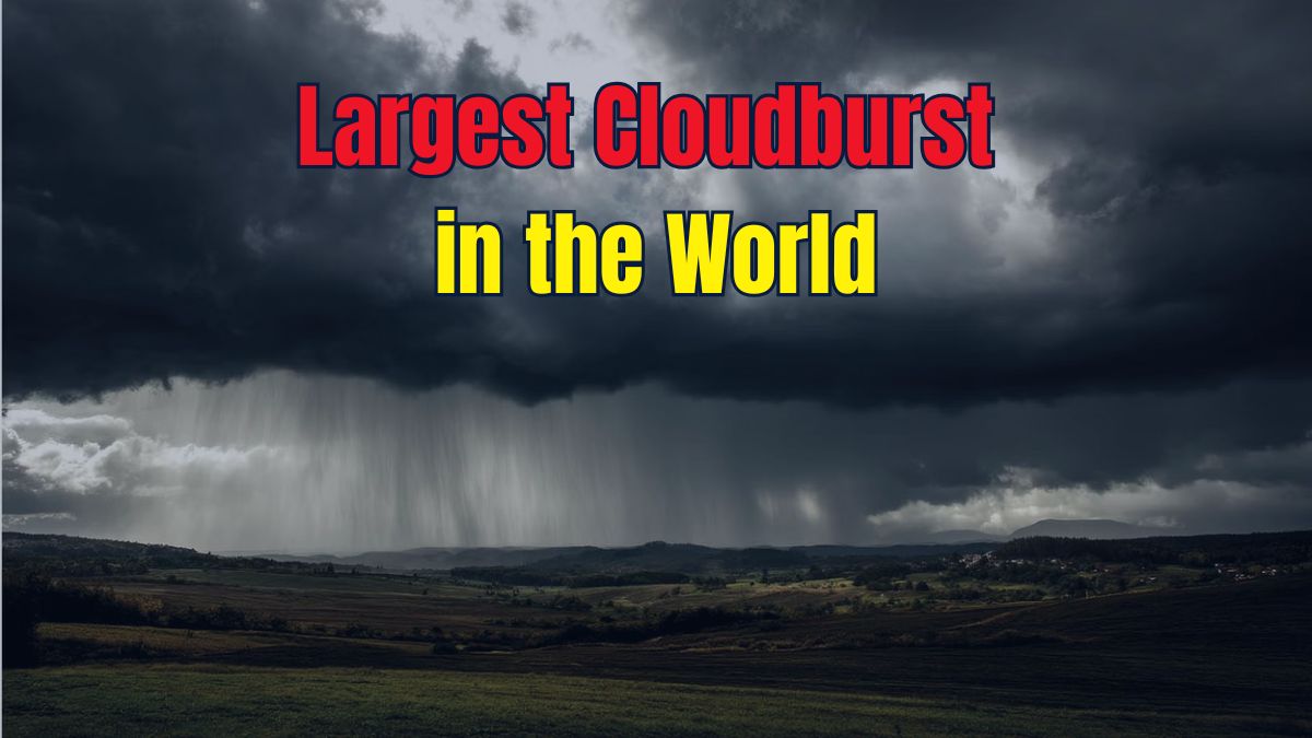 List of Largest Cloudbursts in the World: Check Duration and Location