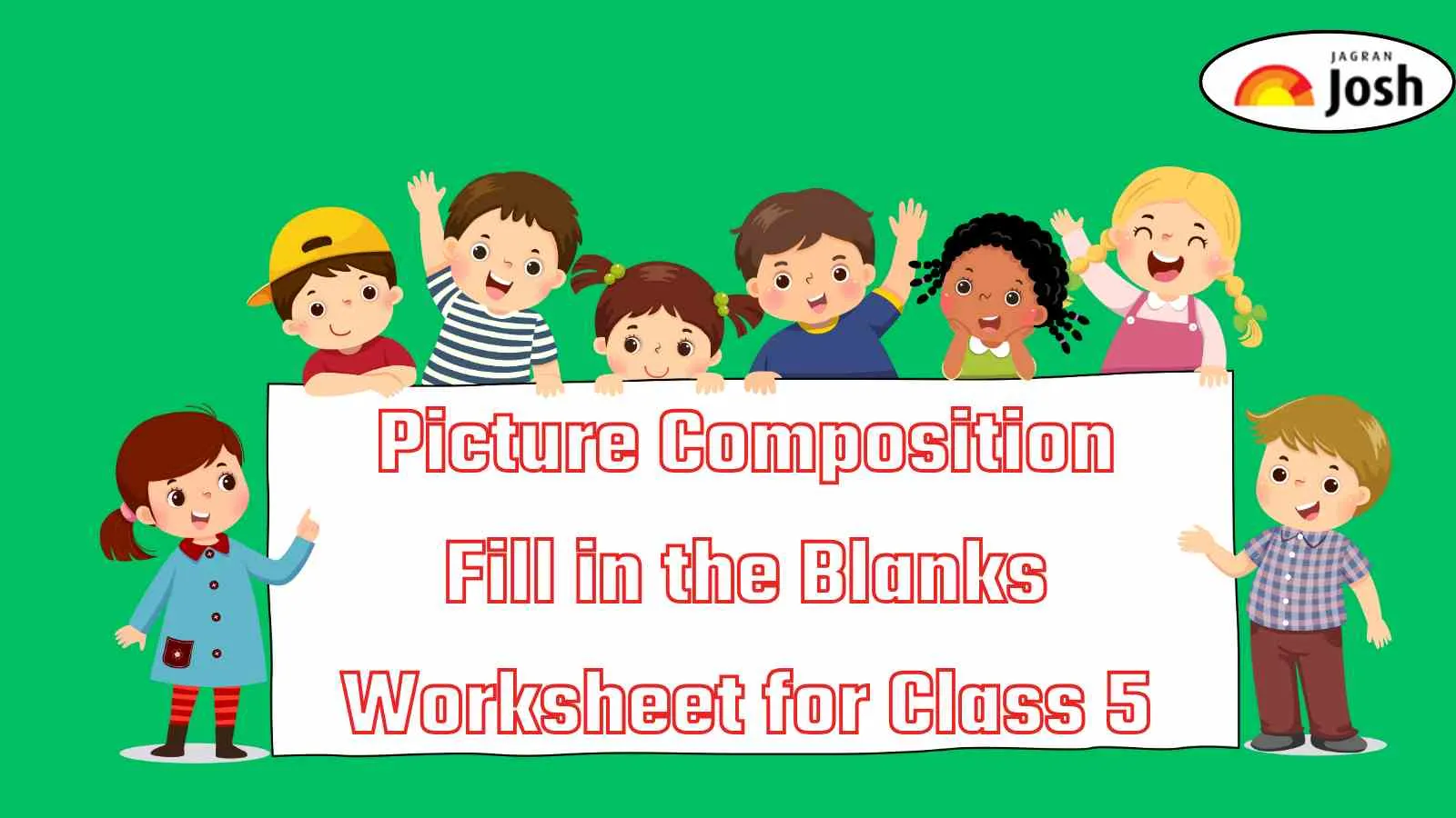 Picture Composition Fill in the Blanks Worksheet with Answers