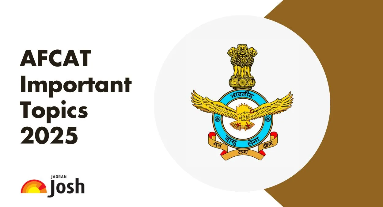 AFCAT Important Topics 2025