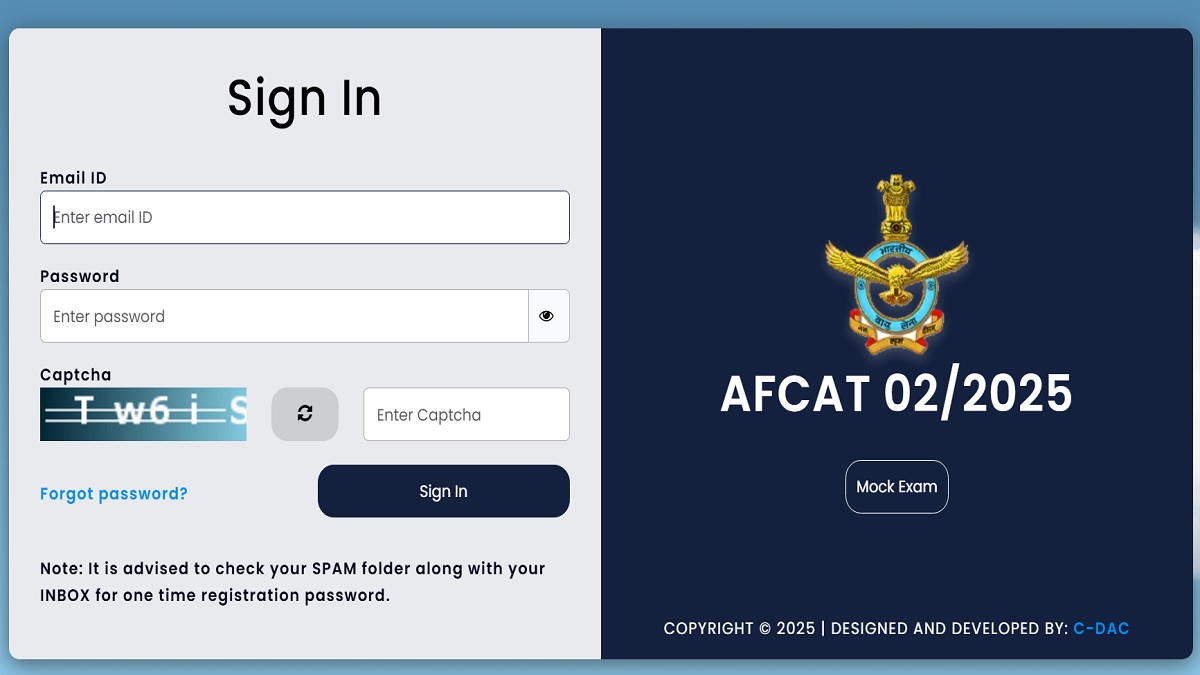 AFCAT Admit Card 2025 Out on Aug 7 at afcat.cdac.in: Download Hall Ticket, and Check Exam Dates
