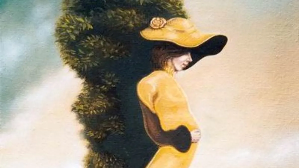 Spot a hidden face in this visual illusion.