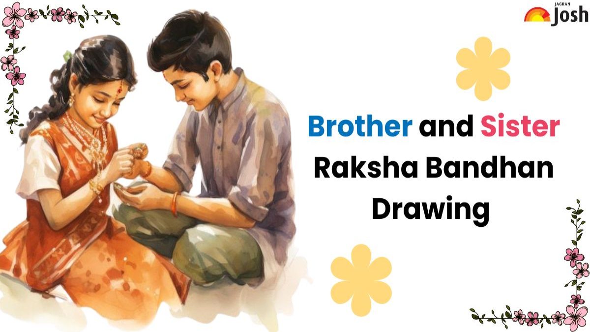Brother Sister Raksha Bandhan Drawing Ideas 2025 For Kids And Students

