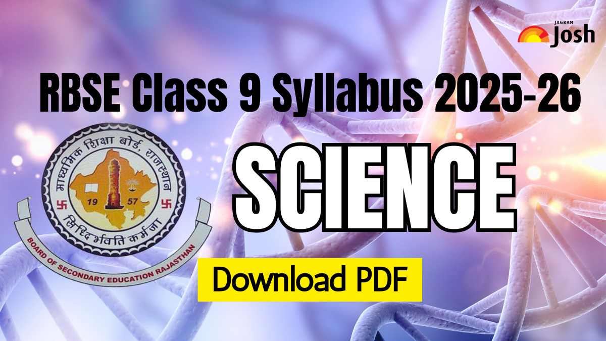 Rajasthan Board RBSE Class 9 Science Syllabus 2025-26: Download Free PDF