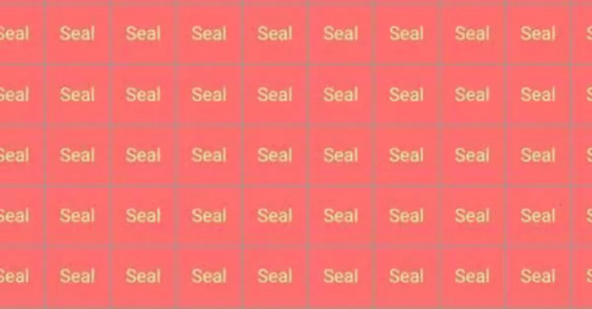 Find the Hidden Word SALE Among the SEAL