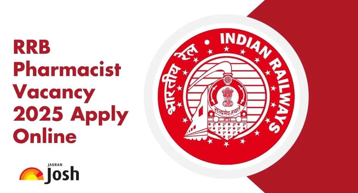 RRB Pharmacist Vacancy 2025 Apply Online Begins at rrbapply.gov.in
