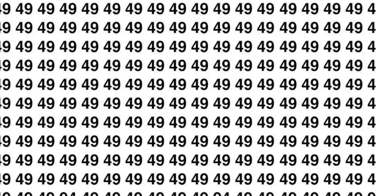 Can You Find the Hidden Odd Number in 11 Seconds?