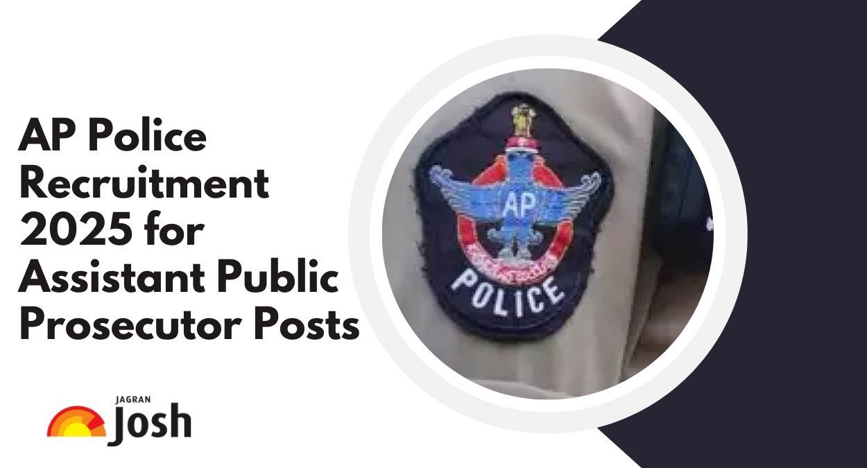 AP Police Recruitment 2025: Registration Opens for Assistant Public Prosecutor Posts at slprb.ap.gov.in - More Details Here