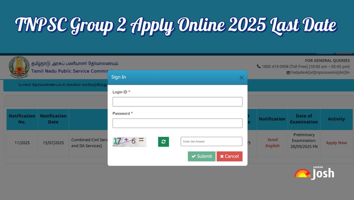TNPSC Group 2 Apply Online Last Date Today, Register Now for 645 Posts at tnpsc.gov.in - More Details Here