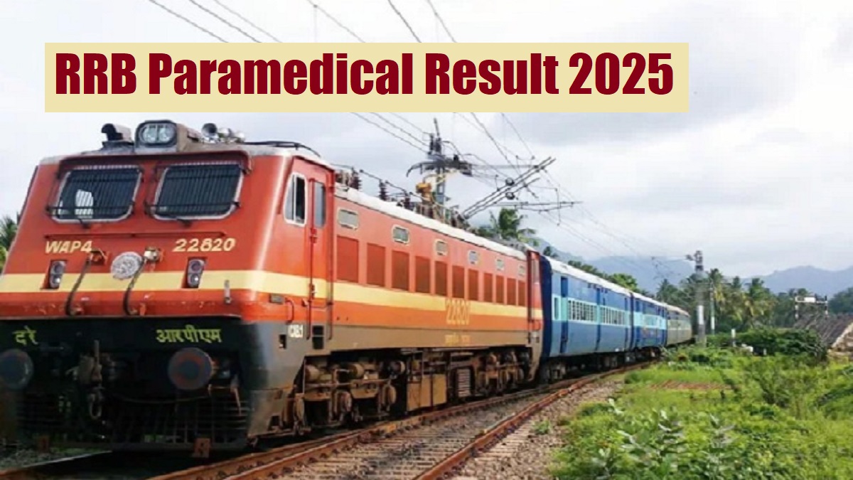 RRB Paramedical Result 2025 Out: Check Zone Wise CBT Result and Steps to Download Scorecard at rrbcdg.gov.in