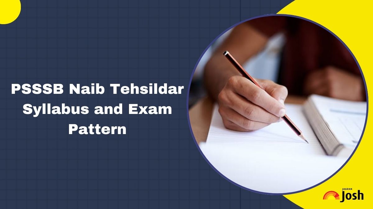 PSSSB Naib Tehsildar Syllabus And Exam Pattern 2025, Download PDF