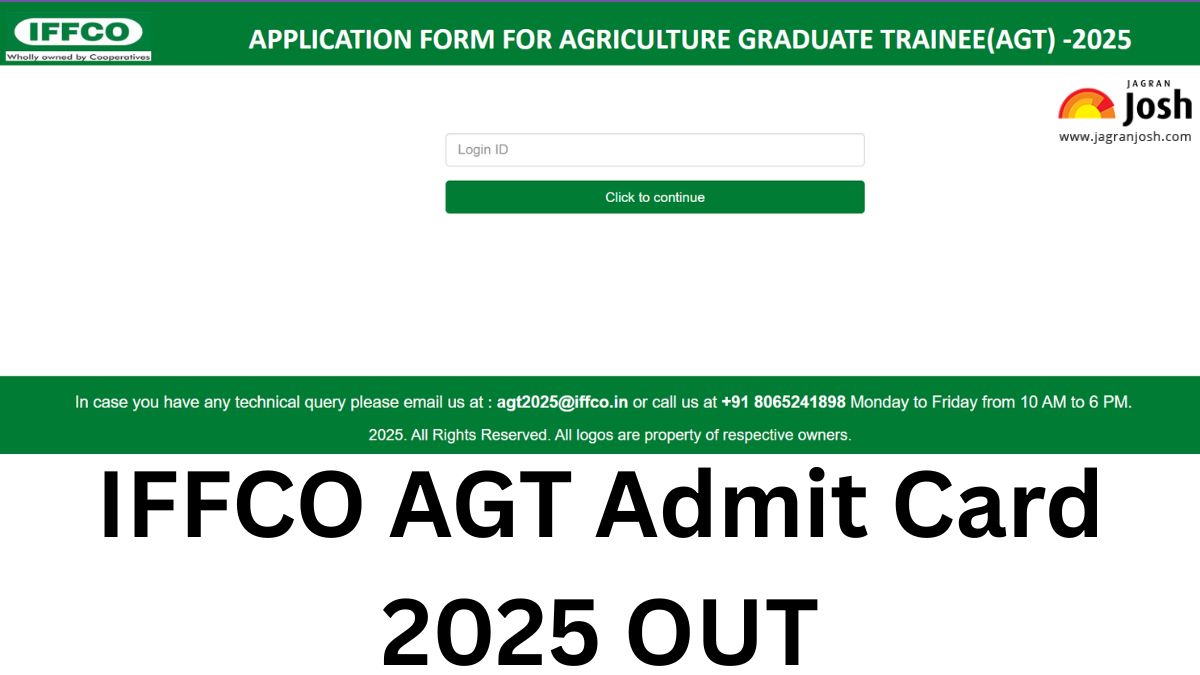 IFFCO AGT Admit Card 2025 OUT: इफको एजीटी एडमिट कार्ड जारी, इस लिंक से करें डाउनलोड