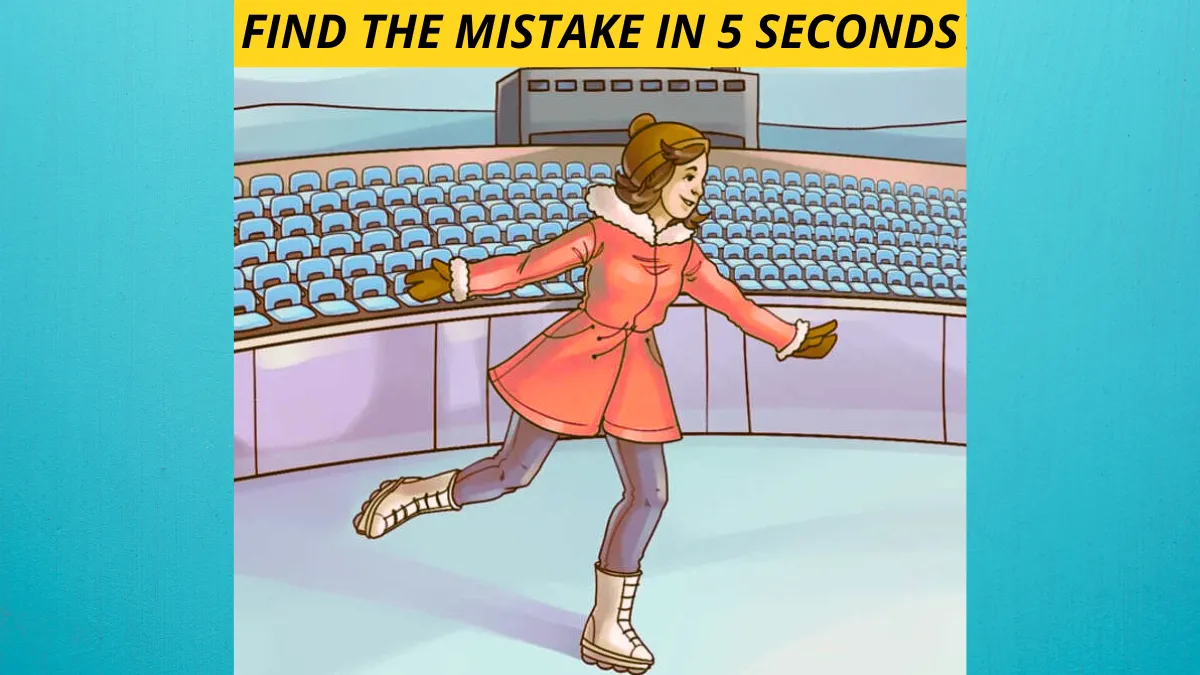 IQ Test: Find the Mistake in the Skating Rink Picture in 5 Seconds!
