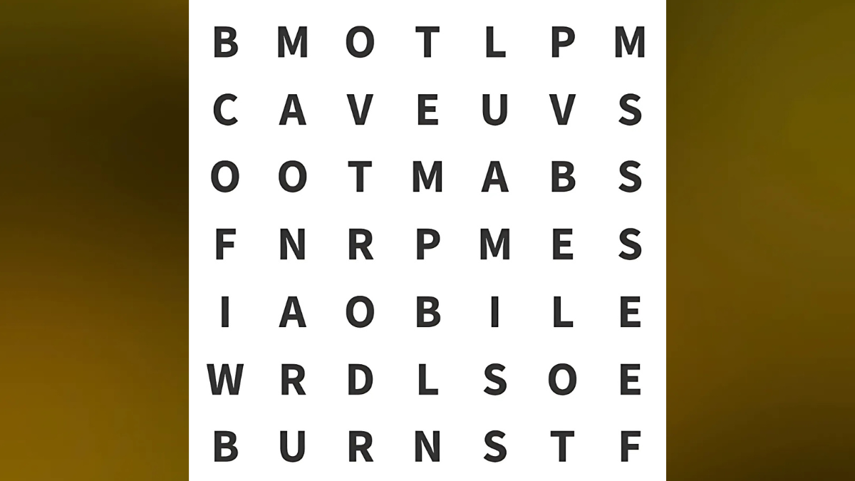 Word Puzzle: Find “VAPOR” in 8 Seconds!