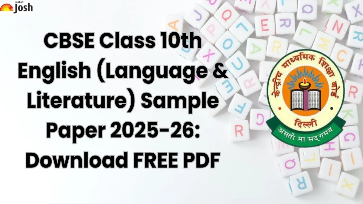 CBSE Class 10th English (Language & Literature) Sample Paper 2025-26