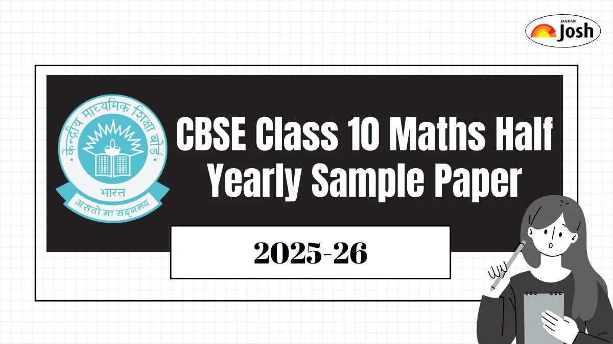 CBSE Class 10 Maths Half Yearly Sample Paper 2025 with Solution, Download PDF