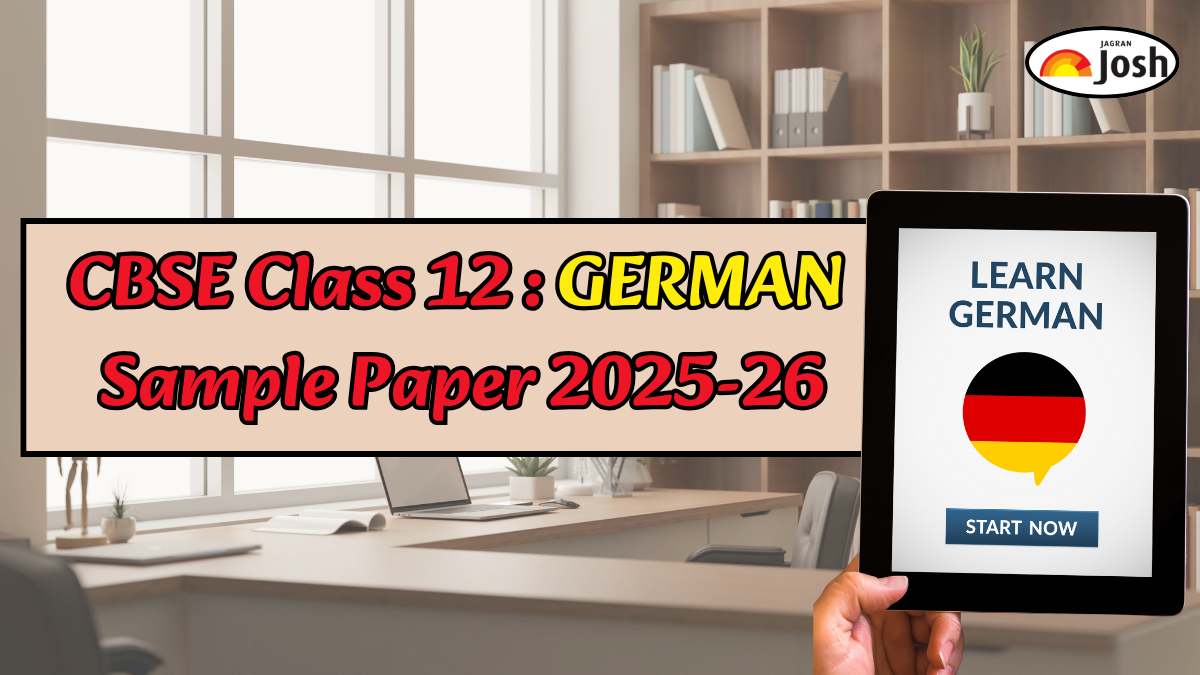 CBSE Class 12 German Sample Paper 2025-26, Download Model Paper PDF FREE