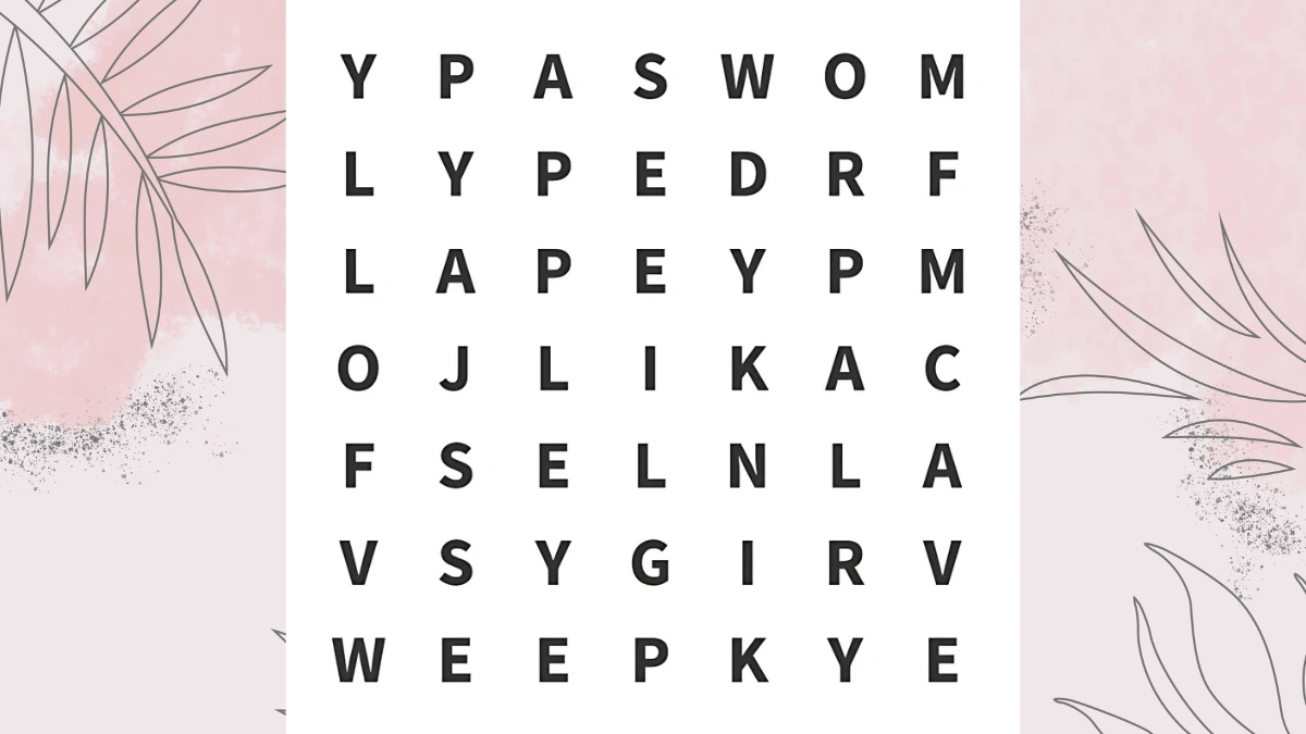 Word Puzzle: Find “APPLE” in 6 Seconds!