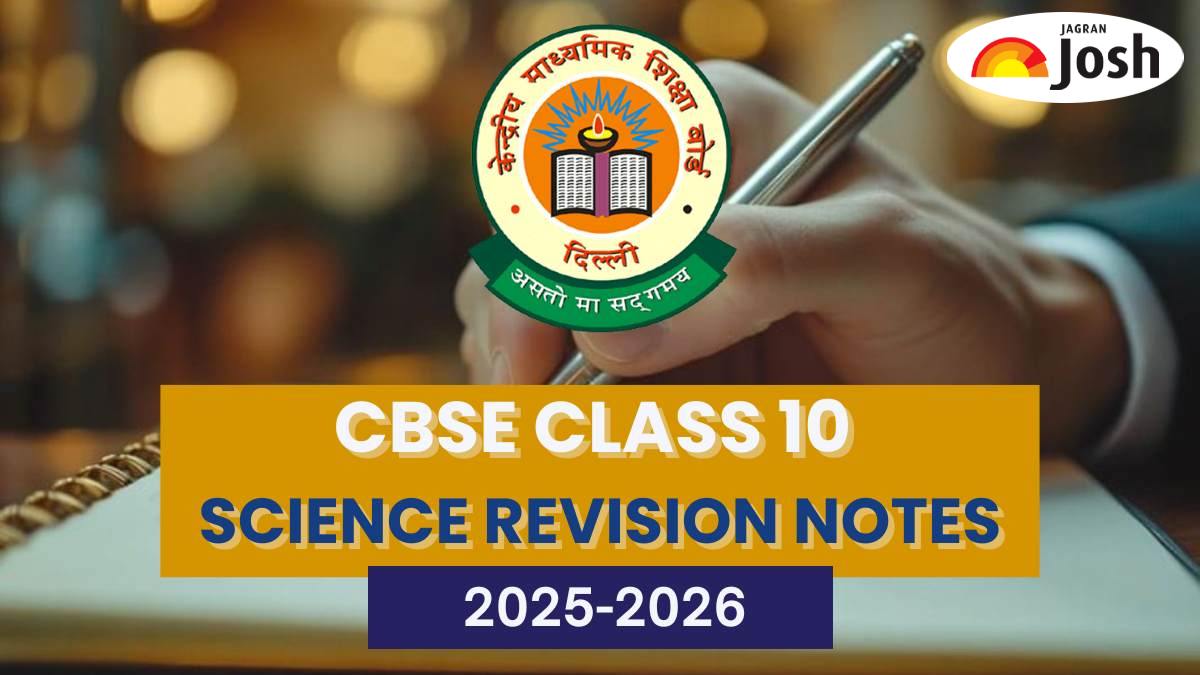 CBSE Class 10 Science Revision Notes (All Chapters) - Download PDFs
