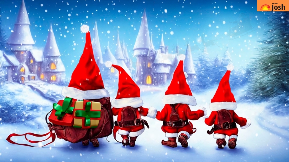 If you possess 140+ IQ Level, Then Find the Hidden Santa with his Reindeer in this Beautiful  Christmas-Eve Optical Illusion