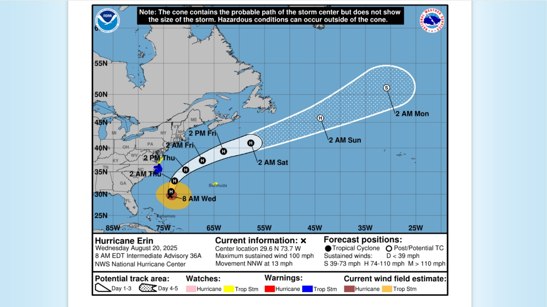 Where Is Hurricane Erin Heading? Read about Path, Dangerous Rip Currents and U.S. Impact Updates
