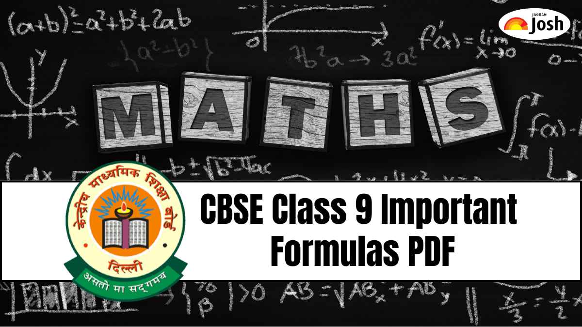 CBSE Class 9 Maths Important Formulas PDF (Chapter-Wise Important Terms and Formulae)