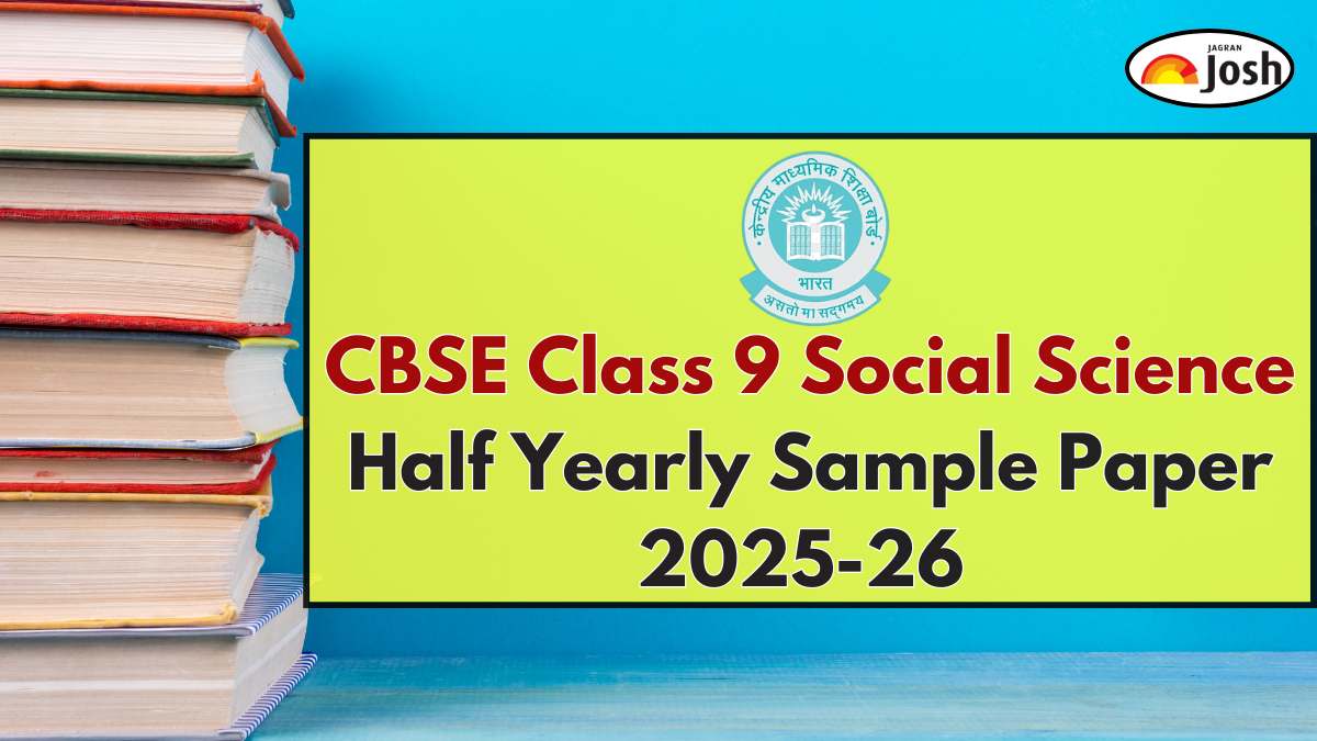 CBSE Class 9 Social Science Maths Half Yearly Sample Paper 2025 with Solution, Download PDF