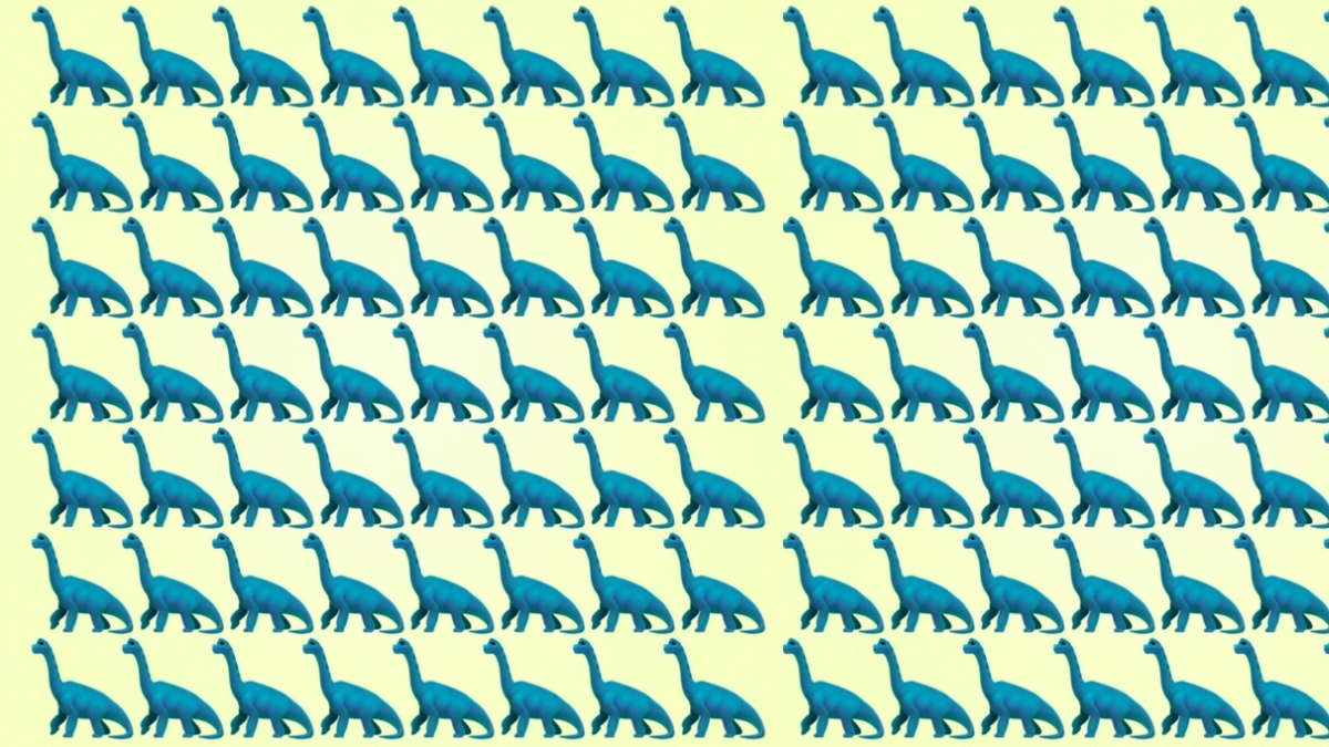 If you possess Hawk-Eye Vision with 20/20 Eyesight, then find out the odd Dinosaur in this Repeating Series Brain Teaser