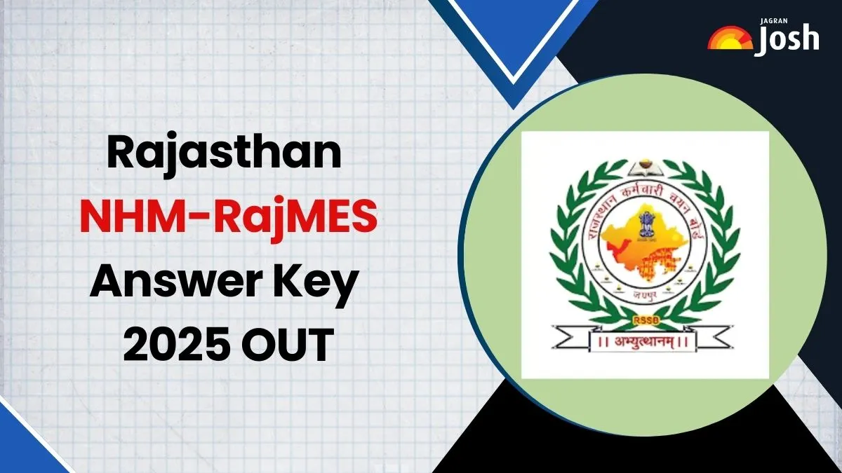 RSSB NHM-RajMES Answer Key 2025 OUT