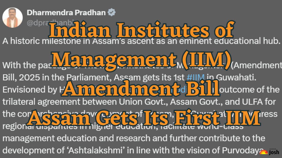 Indian Institutes of Management (IIM) Amendment Bill: Assam Gets Its First IIM