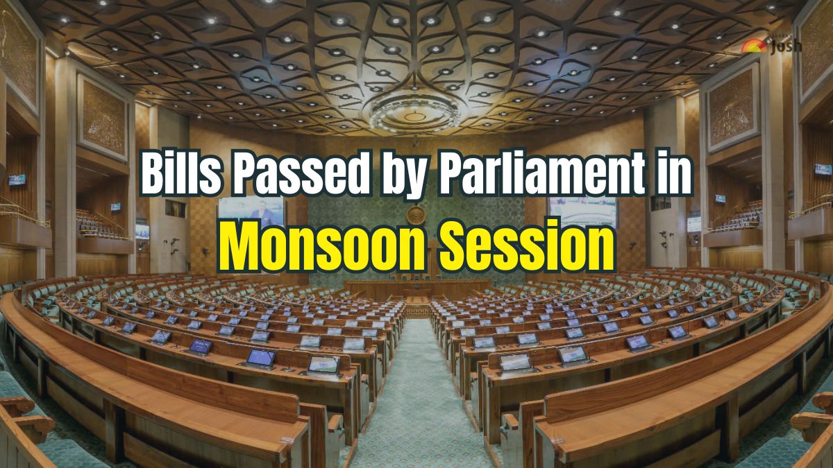 List of Bills Passed by Parliament in Monsoon Session 2025; Check Name and Details