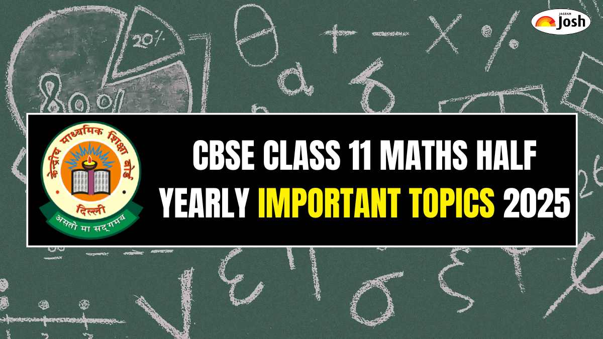 CBSE Class 11 Maths Half Yearly 2025: Chapter-wise Important Topics and Study Tips