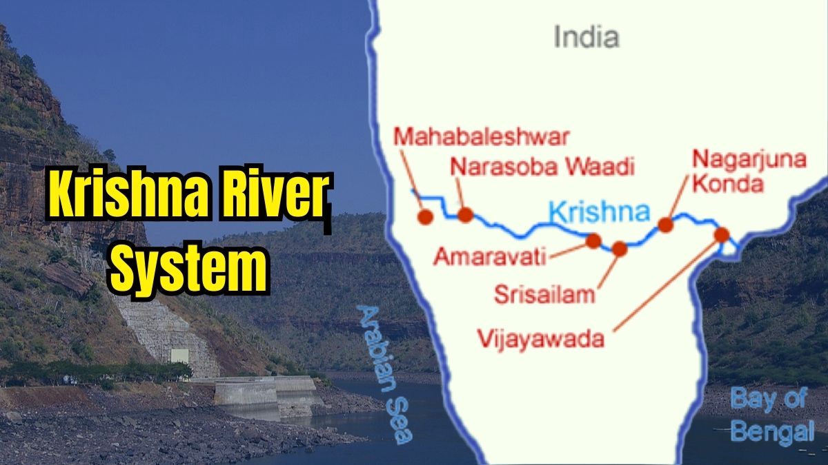 All About Krishna River: Origin, Path, Tributaries and Projects