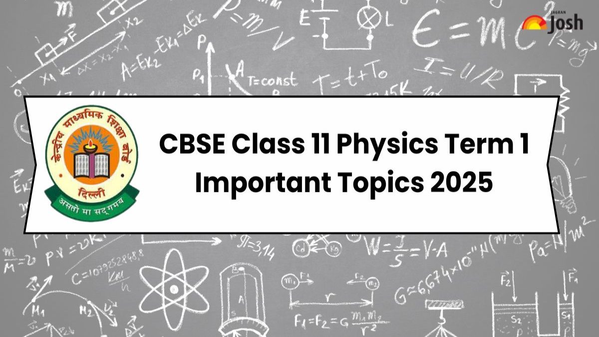 CBSE Class 11 Physics Half Yearly  Exam 2025: Chapter-Wise Important Topics And Study Tips