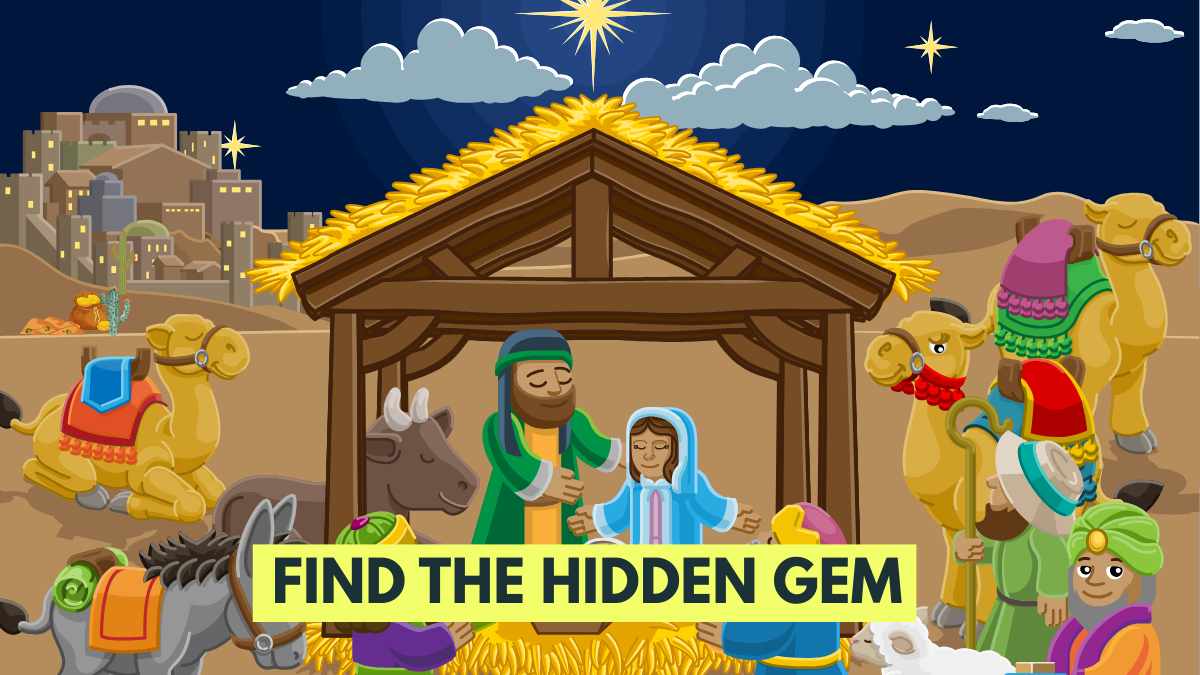 Only a Treasure Hunter Can Find the Hidden Gold in This Desert Picture in 9 Seconds!