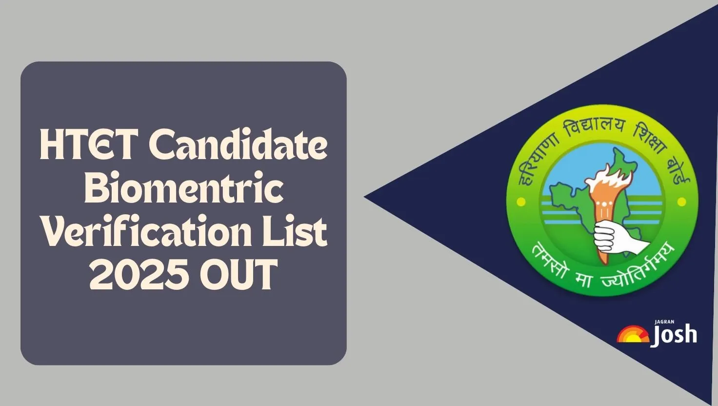 HTET Candidate Biometric Verification List 2025 OUT